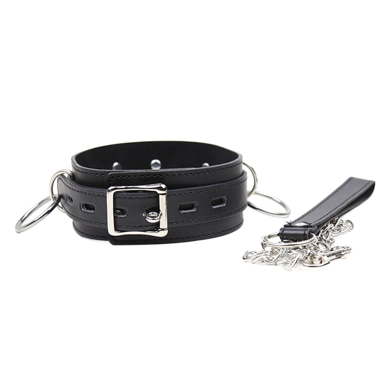 Collier de Soumission avec 3 Anneaux