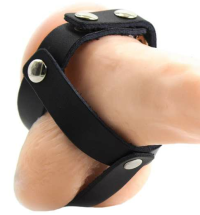 Funda Cuero de Castidad para Testículos