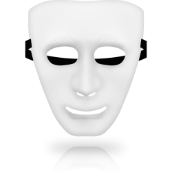 Masks Máscara Blanca Talla Única