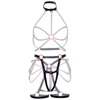 Harnais Soutien-gorge & Porte-jarretelles Perle