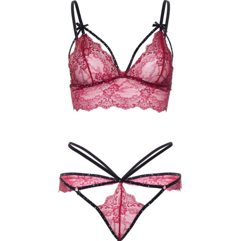 Set 81623 Sujetador y Tanga Burdeos