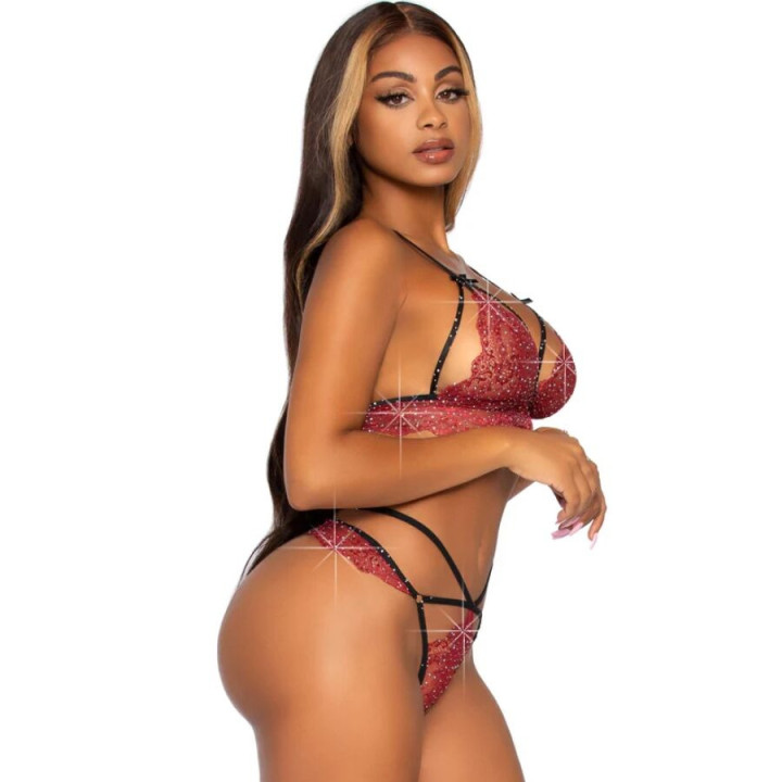 Set 81623 Sujetador y Tanga Burdeos