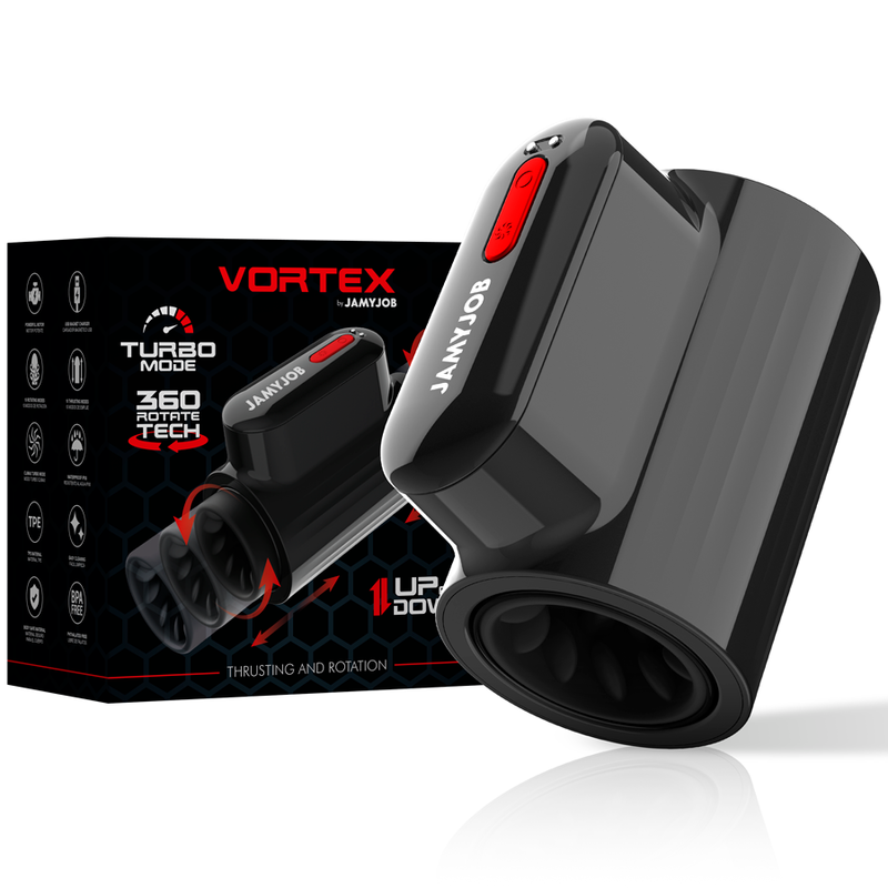Vortex Masturbador Turbo Empuje y Rotación
