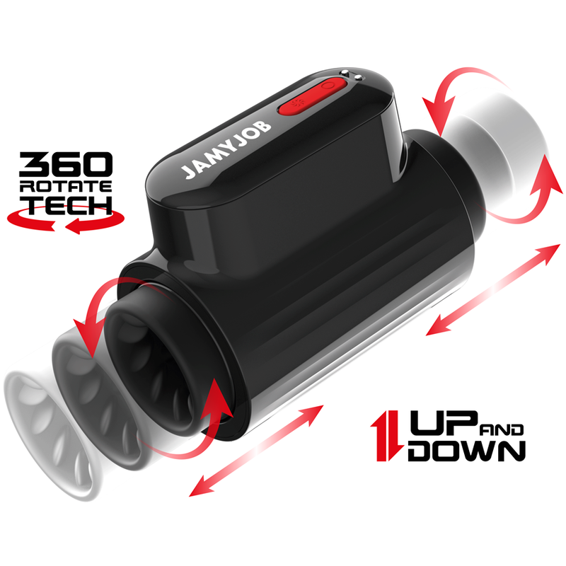 Vortex Masturbateur Turbo avec Poussée et Rotation