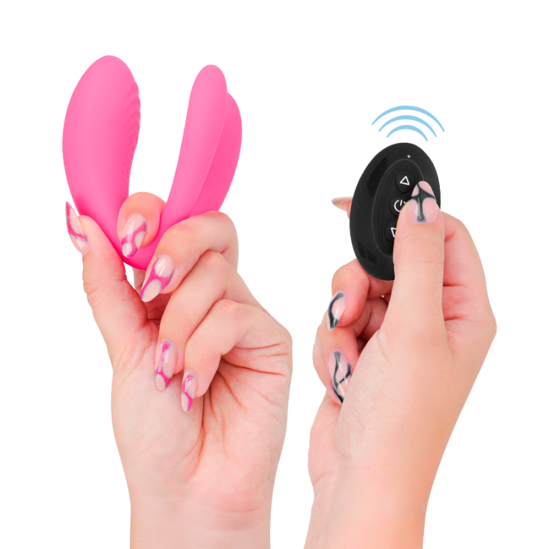 Julia Vibromasseur et Stimulateur à Pince avec Télécommande