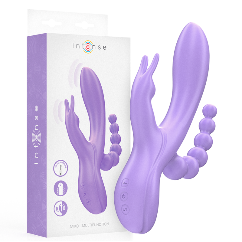 Miko Triple Vibrador Morado