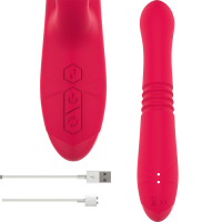 Dua Vibromasseur Multifonction avec Langue Rouge