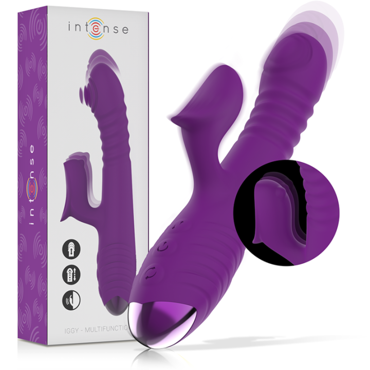 Iggy Vibrador Multifuncion Morado