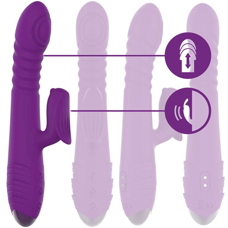 Iggy Vibrador Multifuncion Morado