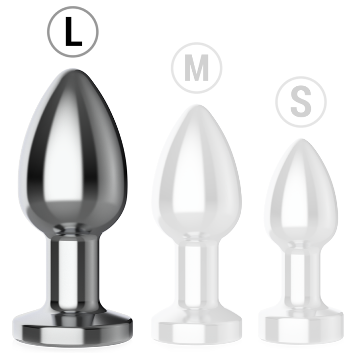 Plug Anal Vibrador L con Control Remoto