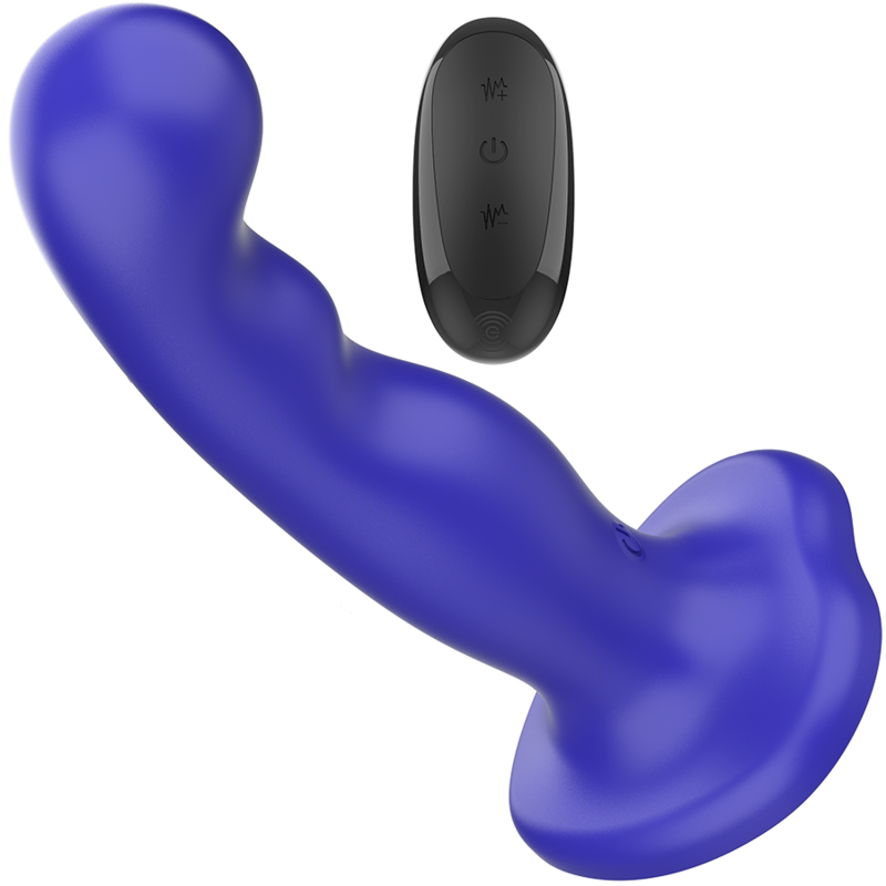 Shorty Vibrador Azul con Control Remoto