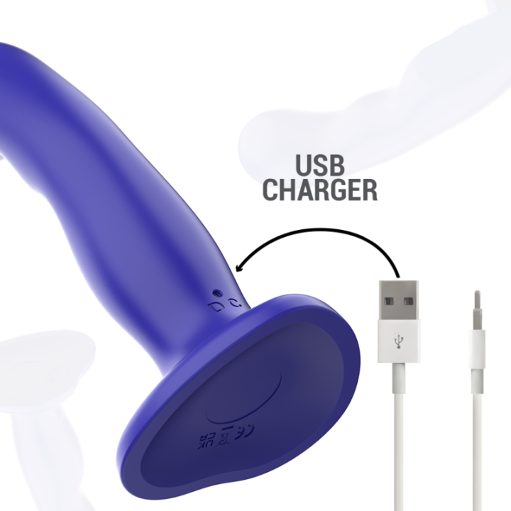 Shorty Vibrador Azul con Control Remoto