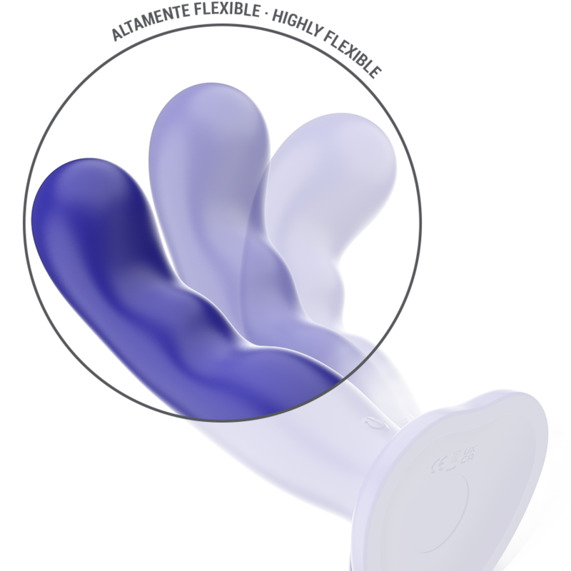 Shorty Vibrador Azul con Control Remoto