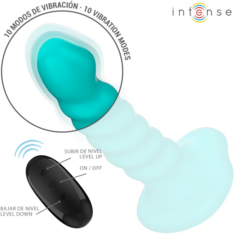 Buffy Vibrador Talla S en Espiral con Control Remoto