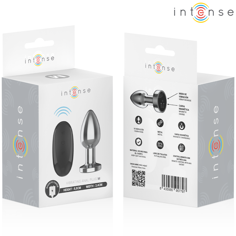 Plug Anal en Métal avec Télécommande