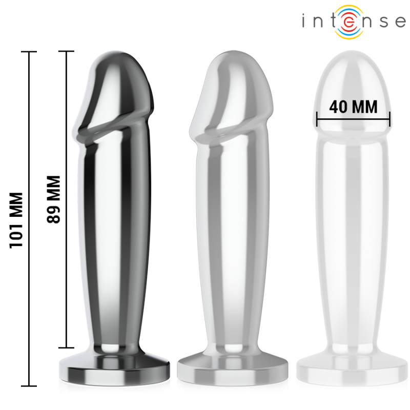 Plug Anal en Métal Gode Taille M avec Télécommande