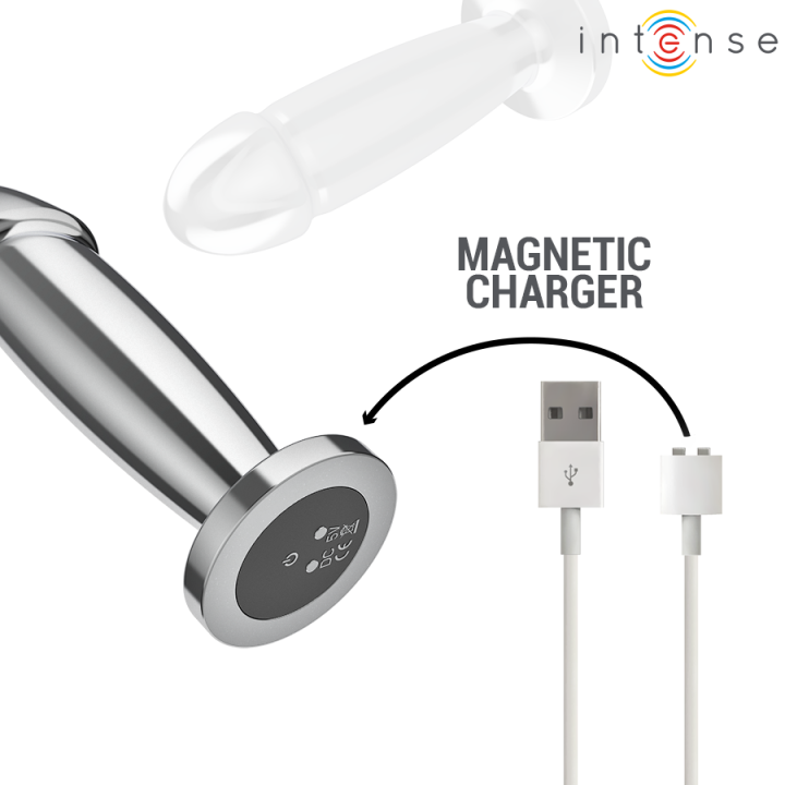 Plug Anal en Métal Gode Taille M avec Télécommande