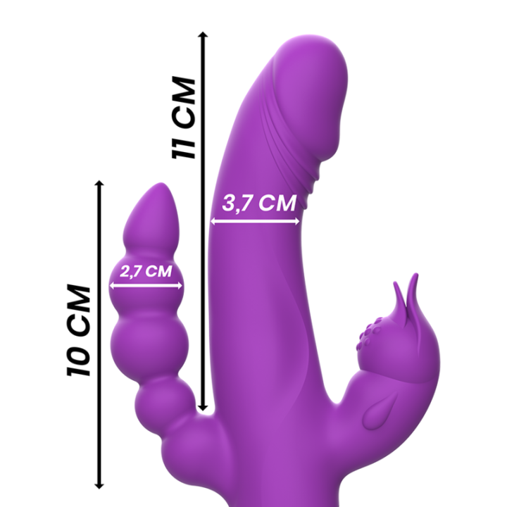 Casanova Vibromasseur Rabbit Triple Violet