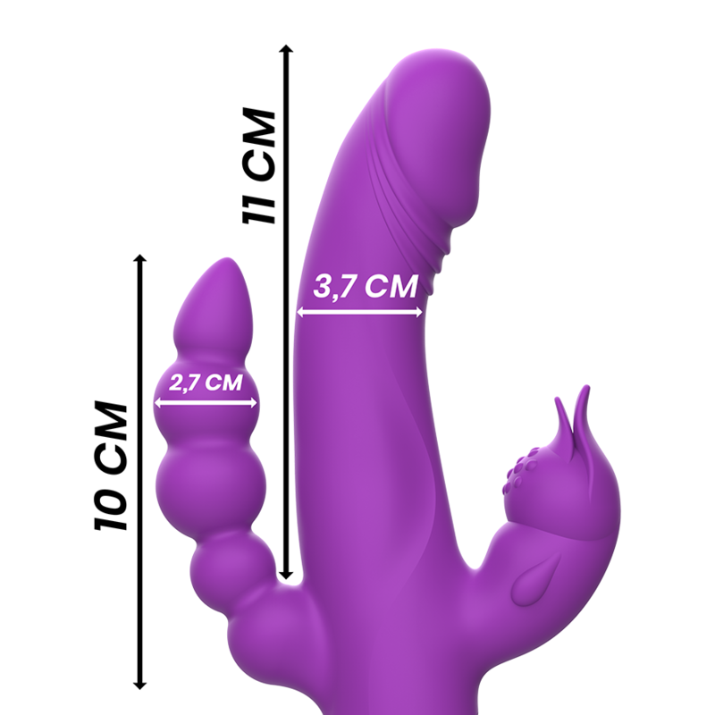 Casanova Vibromasseur Rabbit Triple Violet