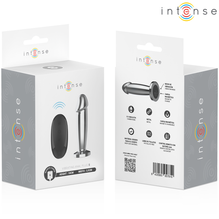 Plug Anal Vibromasseur avec Télécommande Taille S