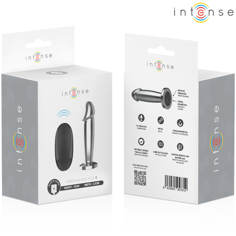 Plug Anal Vibromasseur avec Télécommande Taille S