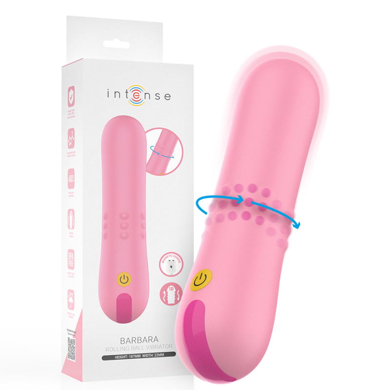 Barbara Vibrador con Perlas Giratorias