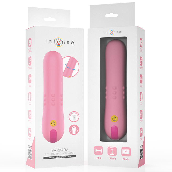 Barbara Vibrador con Perlas Giratorias