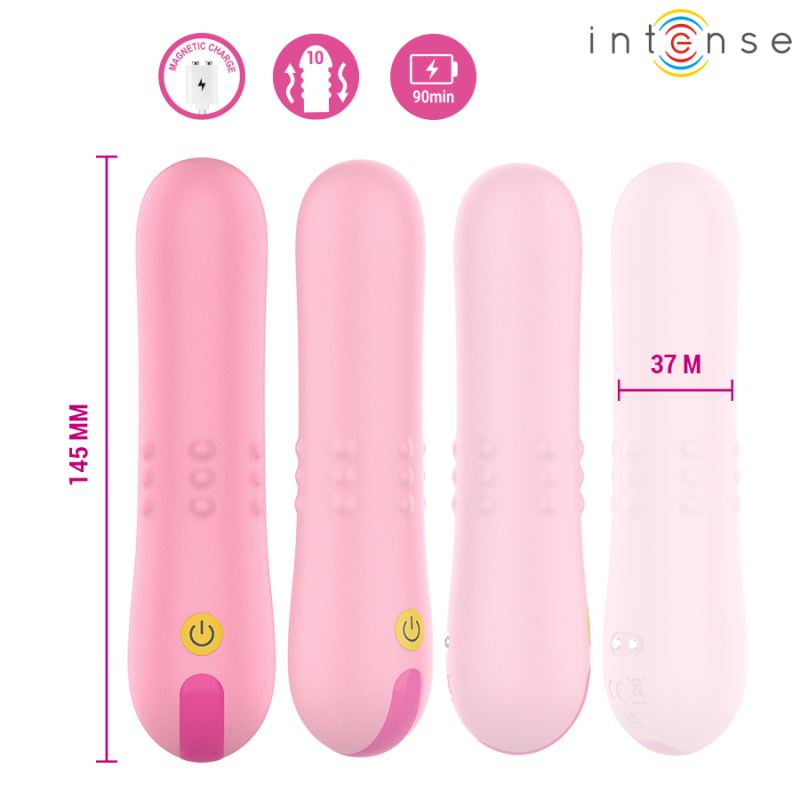 Barbara Vibrador con Perlas Giratorias