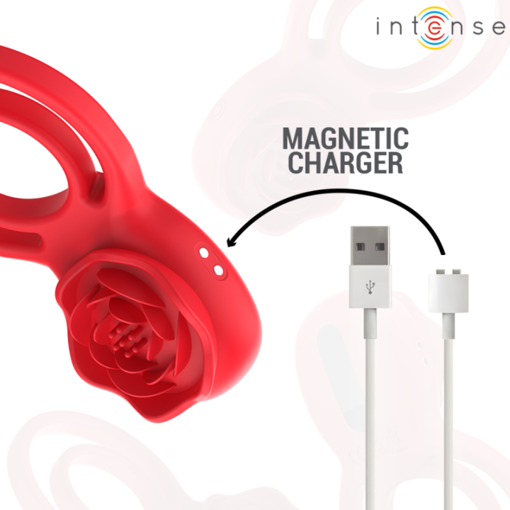 Gail Rose Stimulateur Rouge avec Télécommande