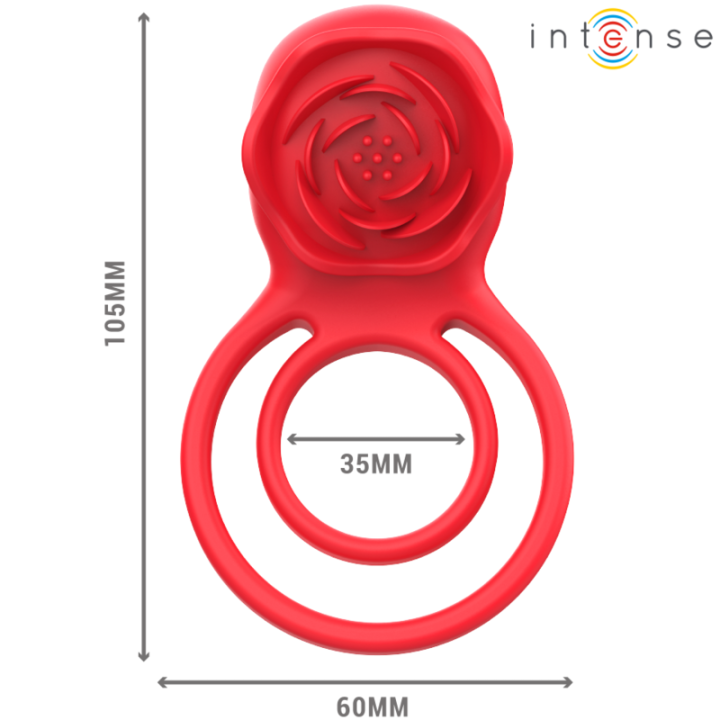 Gail Rose Stimulateur Rouge avec Télécommande