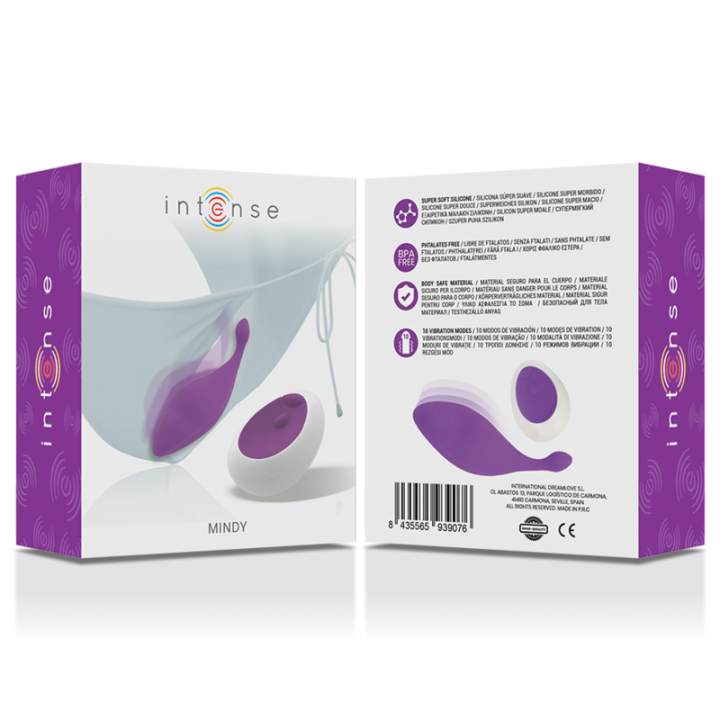 Mindy Pantie Télécommandé Violet
