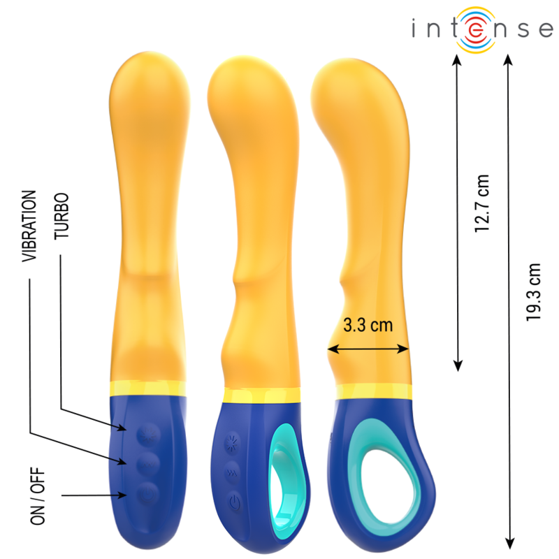 Shaggy Vibrador Punto G Amarillo