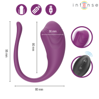Olivia Oeuf Vibrant Télécommandé Violet