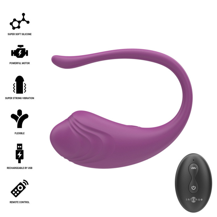 Olivia Oeuf Vibrant Télécommandé Violet