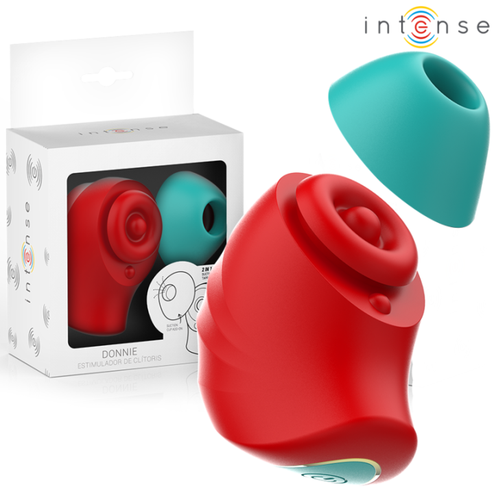 Donnie Stimulateur de Clitoris Rouge et Vert