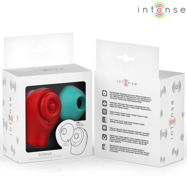 Donnie Stimulateur de Clitoris Rouge et Vert
