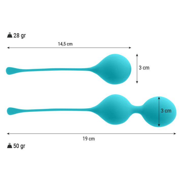 Boules de Kegel Pack Kendall Bleu
