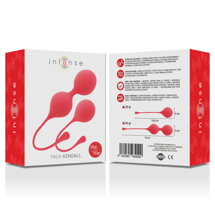 Boules de Kegel Pack Kendall Rouges