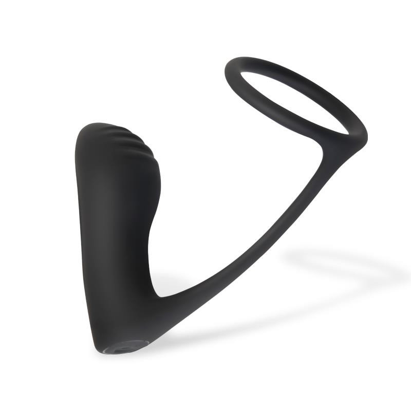 Ammolite Plug Anal avec Vibration et Anneau pour Testicules