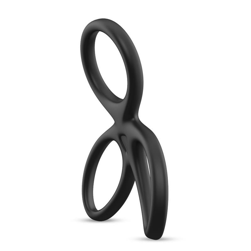 Anneau Triple Pénis et Testicules Flexible