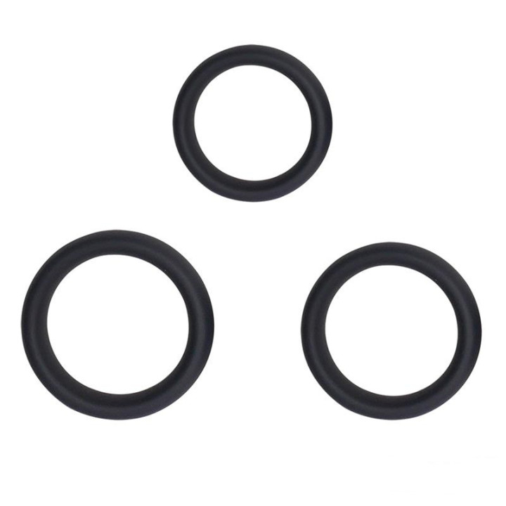 Set de 3 Anillos para el Pene S, M y L