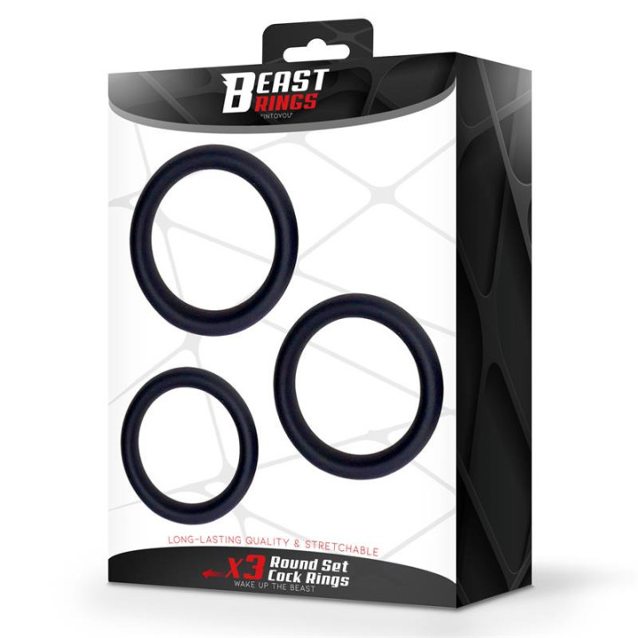 Set de 3 Anillos para el Pene S, M y L