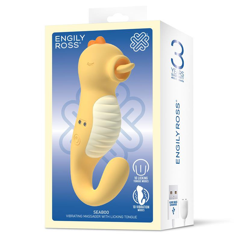 Seaboo Masajeador con Vibración y Lengua Licking