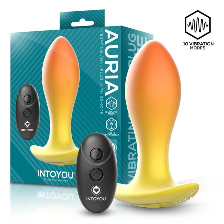 Auria Plug Anal avec Vibration et Télécommande