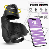 Zonte Masturbateur avec Rotation et Vibration par App