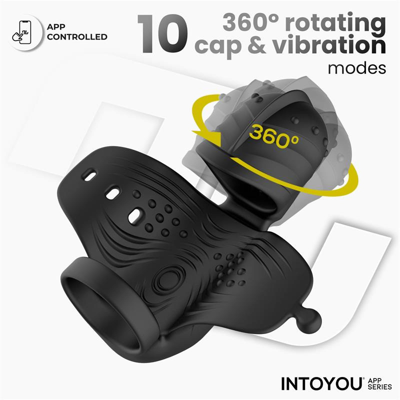 Zonte Masturbateur avec Rotation et Vibration par App