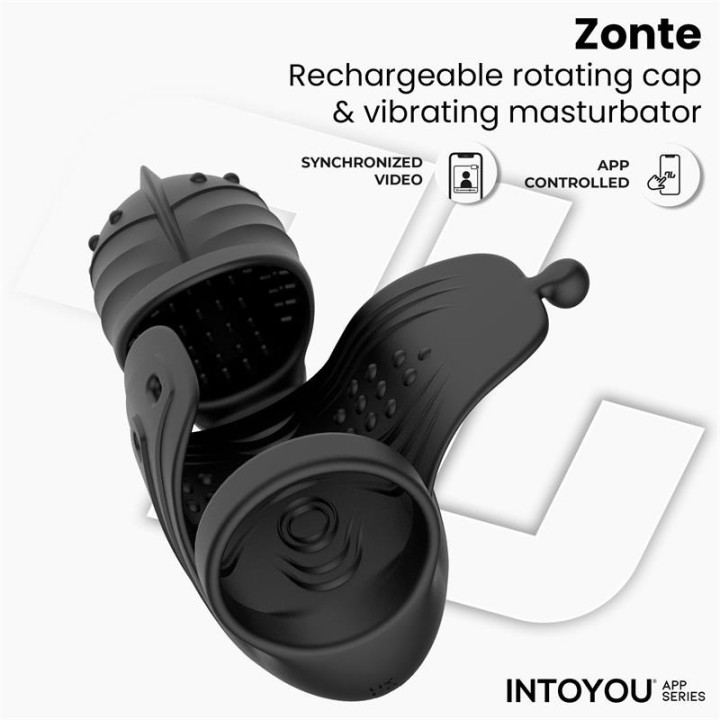Zonte Masturbateur avec Rotation et Vibration par App