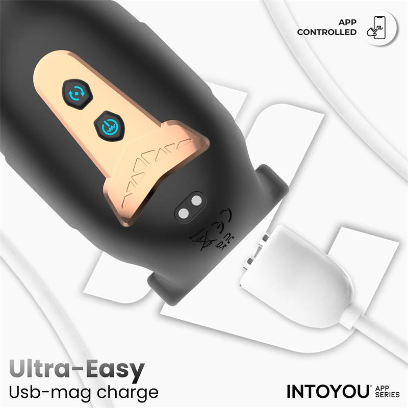 Zonte Masturbateur avec Rotation et Vibration par App