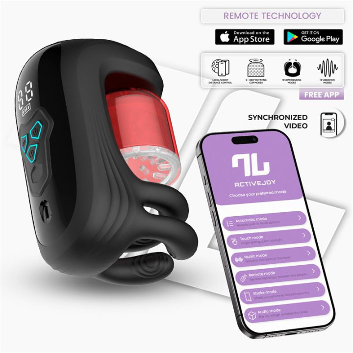 Torky Masturbateur avec Rotation et Compression par App