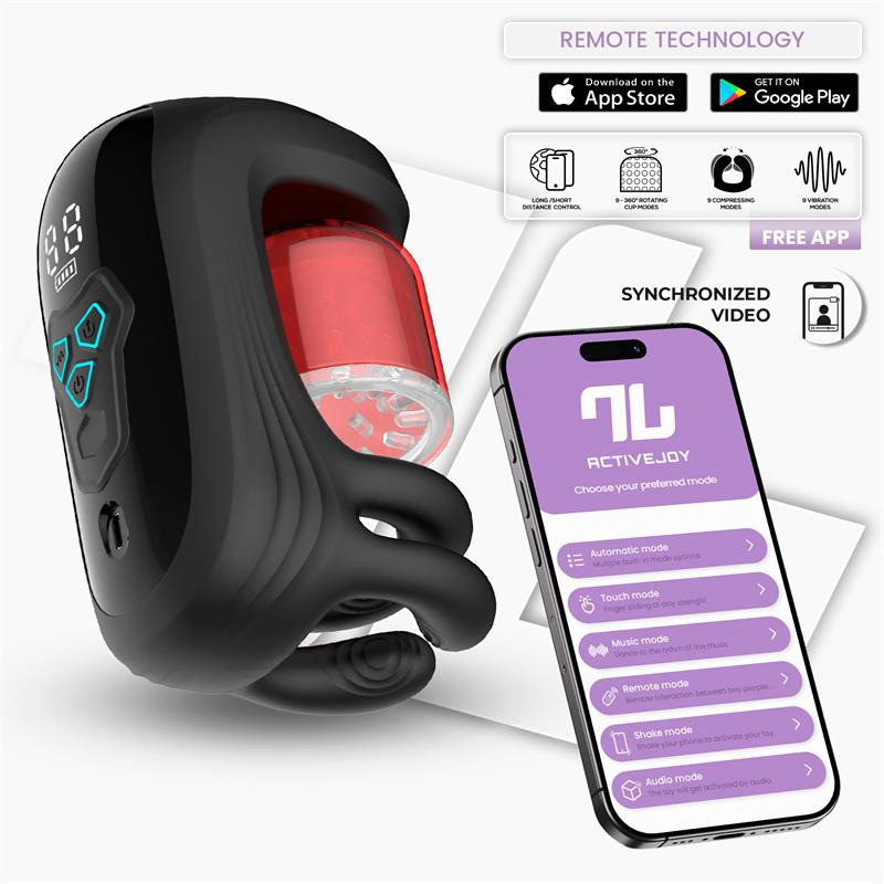 Torky Masturbateur avec Rotation et Compression par App